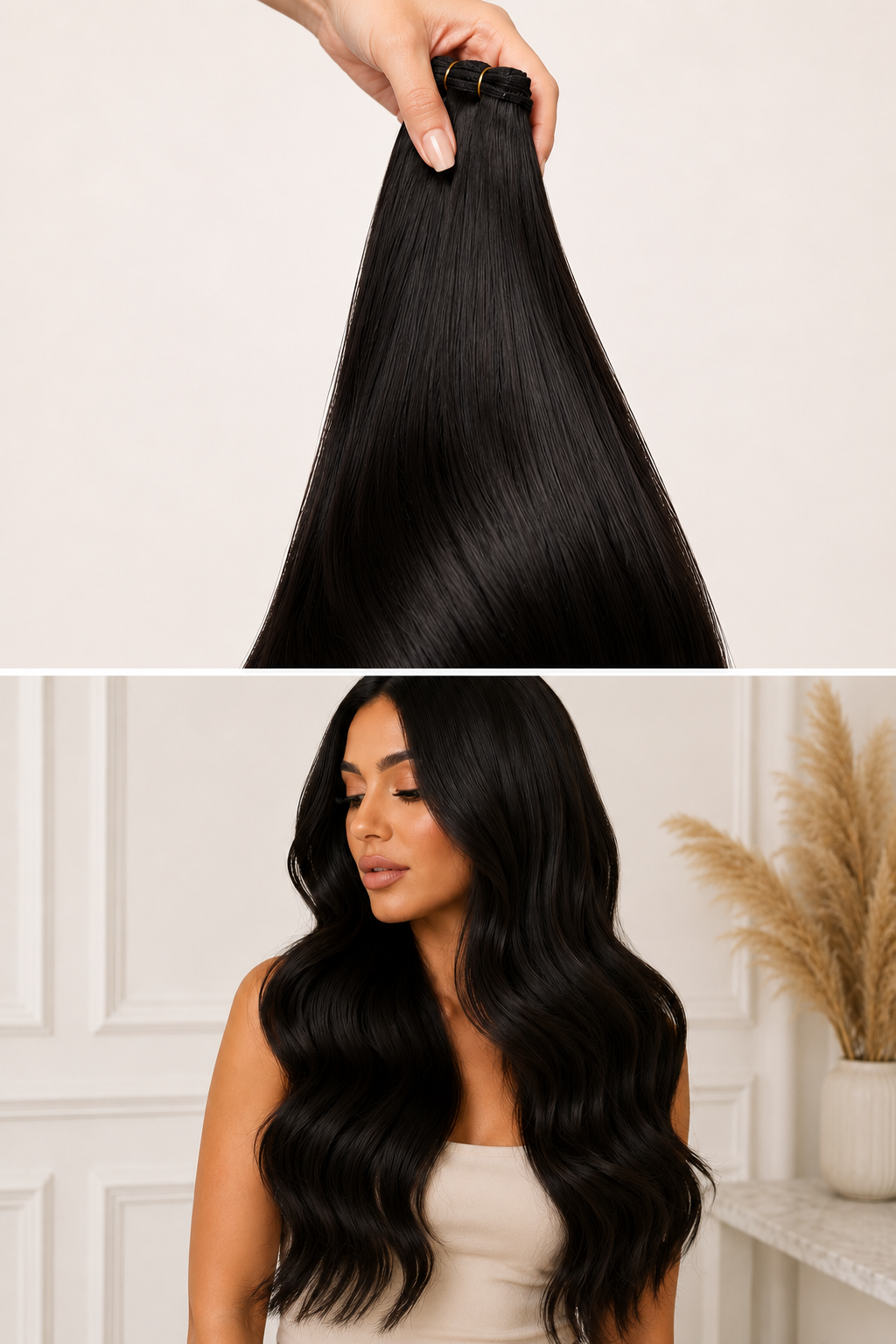 #1B - Natural Black - Tape In